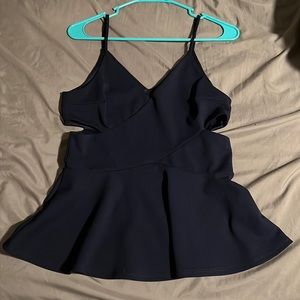 Soprano Navy Blue Tank Top